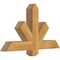 Ekena Millwork Kennewick Rough Sawn Timber Gable Bracket, Western Red Cedar, 36"W x 21"H x 4"D x 4"F, 14/12 Pitch GBW036X21X0404KEN00RWR - alternate 3